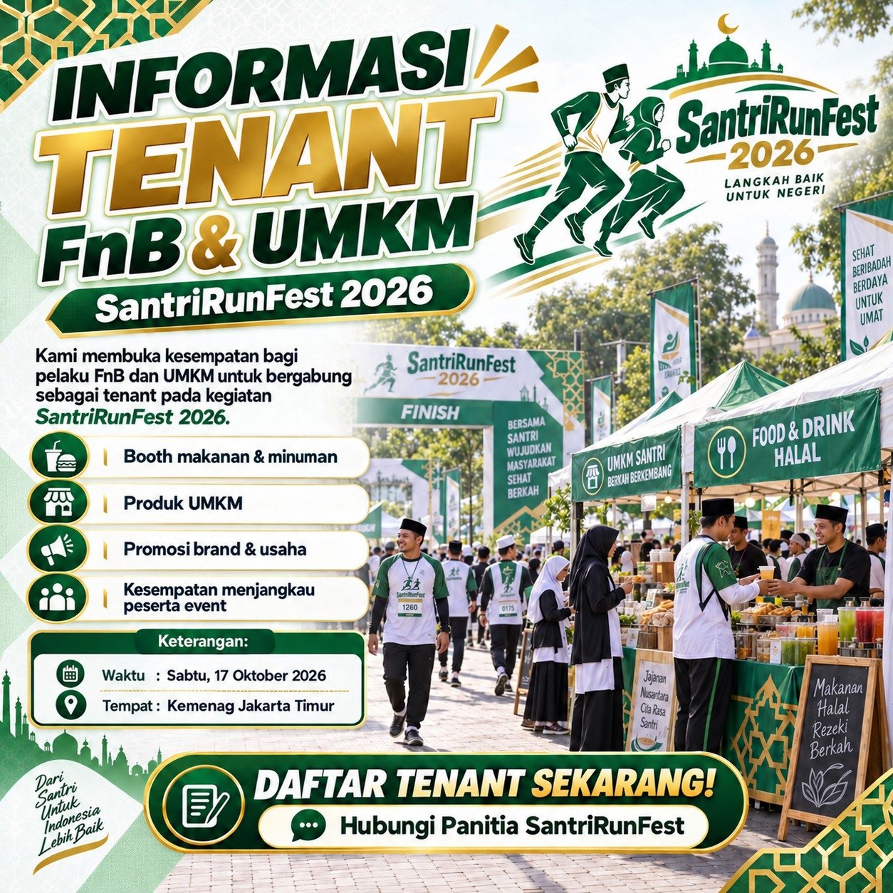 Bazar UMKM SANTRI RUN FEST 2026